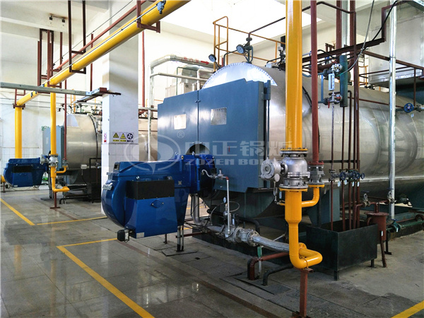 運行在烏魯木齊鐵路局哈密機(jī)務(wù)段的中正WNS系列燃?xì)庹羝仩t