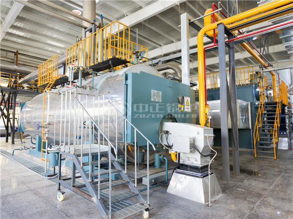 運行在正陽魯花的多臺中正節能環保鍋爐