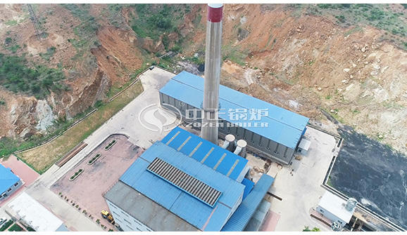 礦業4噸高效型WNS系列燃氣蒸汽鍋爐項目